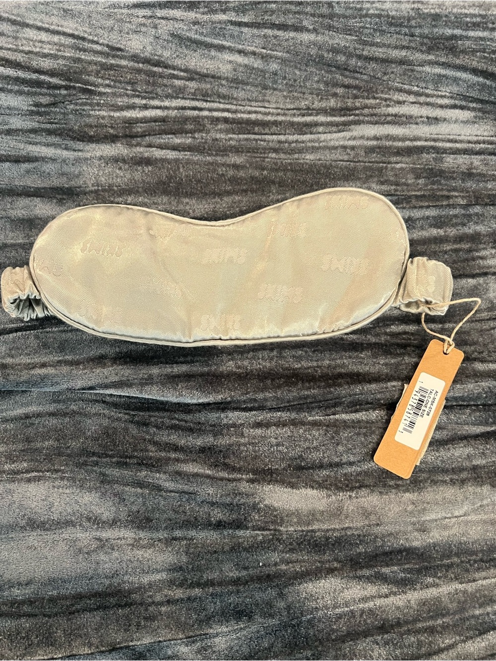 Silk Eye Mask in Light Grey